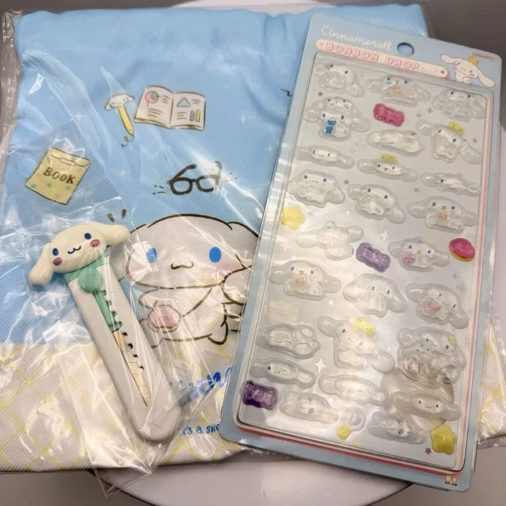 Sanrio Cinnamoroll 10 Pcs. Premium Kawaii Gift Set ~ Office Or School Supplies